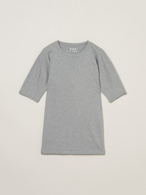 Men's organic cotton knit slim 詳細画像