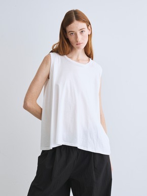 Milky jersey drape tank 詳細画像